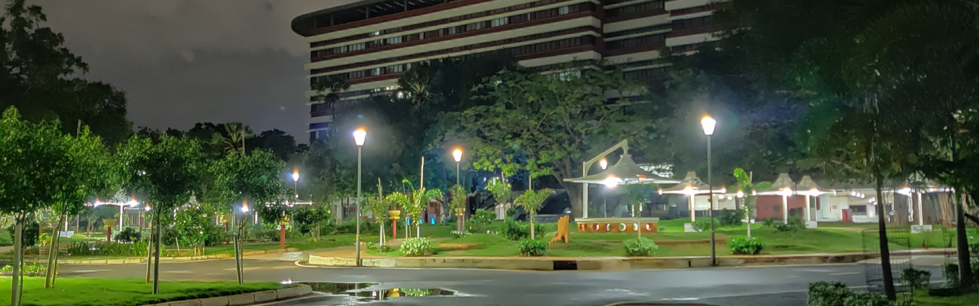 New Academic complex in the night