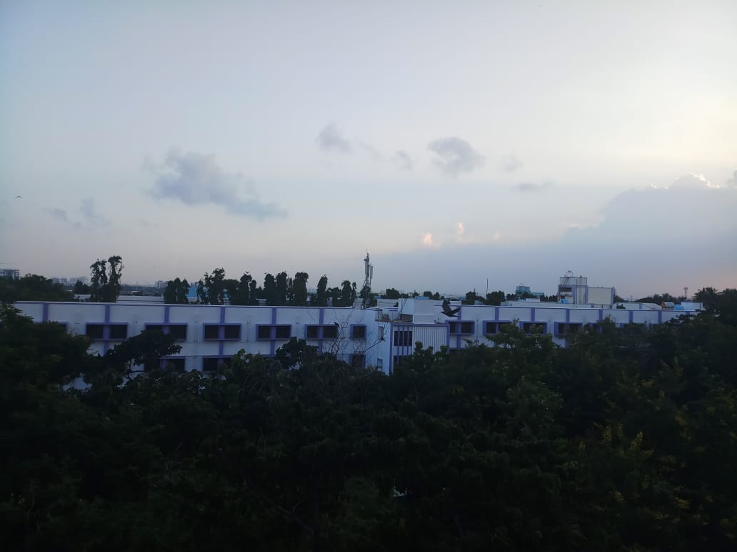 Tapti hostel as viewed from Narmad rooftop