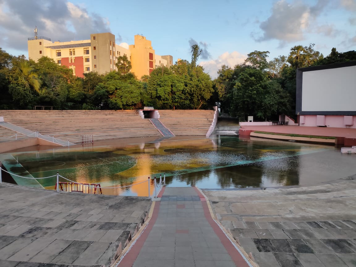 Open Air Theatre  just after the rains... extremely eye catching