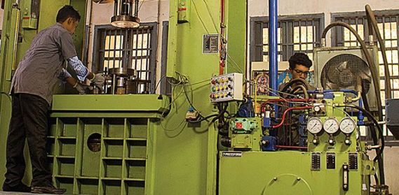 Students in the workshop