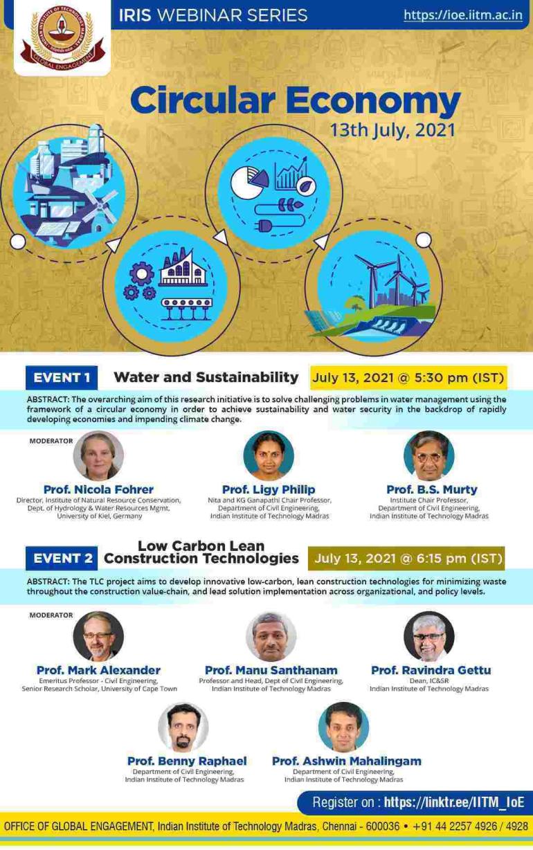Water and Sustainability & Low Carbon Lean Construction Technologies Water and Sustainability & Low Carbon Lean Construction Technologies