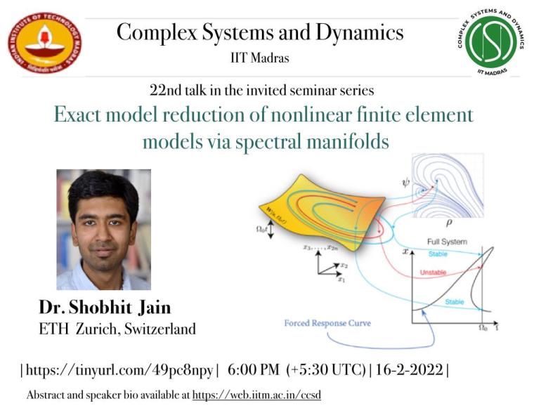 Exact Model Reduction of Nonlinear Finite Element Models via Spectral Submanifolds Exact Model Reduction of Nonlinear Finite Element Models via Spectral Submanifolds