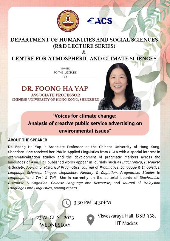 Voices for climate change: Analysis of creative public service advertising on environmental issues Voices for climate change: Analysis of creative public service advertising on environmental issues