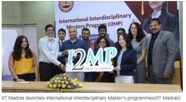 IIT Madras launches international interdisciplinary Master's programmes