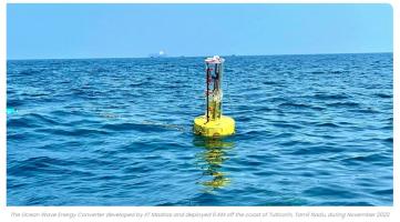 IIT-M's Device Generates Electricity from Sea Waves, Operates 6000m Underwater