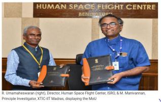 IIT Madras and ISRO to collaborate on application of Extended Reality in Indian Human Spaceflight Program