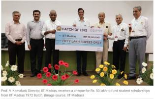 IIT Madras' alumni will donate Rs 50 lakh for scholarship fund, research for Parkinson's Disease