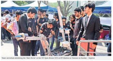 Futuristic innovations showcased at IIT-CFI open house