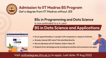 IIT Madras BSc Program in Programming & Data Science now comes with a 4-year BS Degree option, opening up exciting…