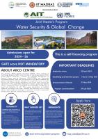 IIT Madras launches new International Master's Program on Water Security and Global Change with German Varsities