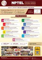 NPTEL-IIT Madras calls for applications for 720 Online Certification Courses for January-April 2024 Semester
