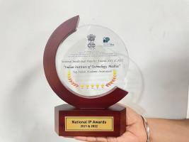 IIT Madras Wins National Intellectual Property Awards 2021 & 2022