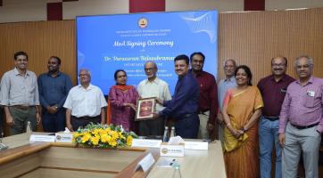 IIT Madras Distinguished Alumnus Dr. Parasuram Balasubramanian provides Rs. 5 Cr to AquaMAP Research Centre