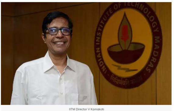 V Kamakoti of IIT-Madras receives Sir JC Bose lifetime achievement award V Kamakoti of IIT-Madras receives Sir JC Bose lifetime achievement award