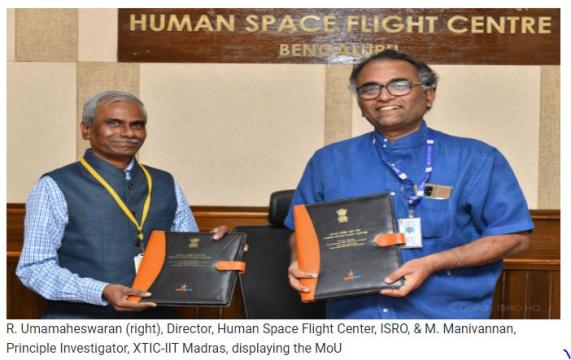 IIT Madras and ISRO to collaborate on application of Extended Reality in Indian Human Spaceflight Program