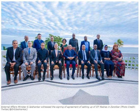 Jaishankar, Zanzibar President witness signing of agreement to set up IIT Madras campus