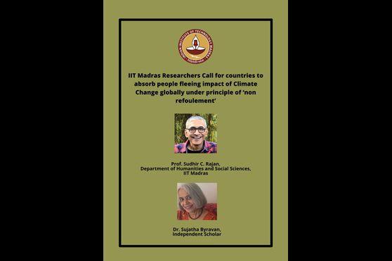 IIT Madras researcher, independent researcher urge countries to absorb climate refugees IIT Madras researcher, independent researcher urge countries to absorb climate refugees