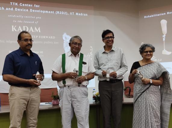 IIT Madras Researchers Launch India's first indigenously developed Polycentric Prosthetic Knee IIT Madras Researchers Launch India's first indigenously developed Polycentric Prosthetic Knee