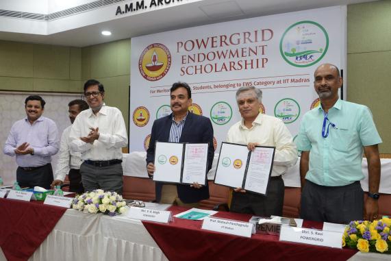 IIT Madras partners with Power Grid Corporation of India to provide scholarships to economically weaker students IIT Madras partners with Power Grid Corporation of India to provide scholarships to economically weaker students