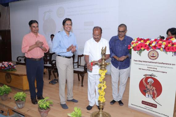 IIT Madras Humanities Dept organizes Two-Day International Conference on ‘Celebrating 150 Years of Bhagwan Birsa Munda’ IIT Madras Humanities Dept organizes Two-Day International Conference on ‘Celebrating 150 Years of Bhagwan Birsa Munda’