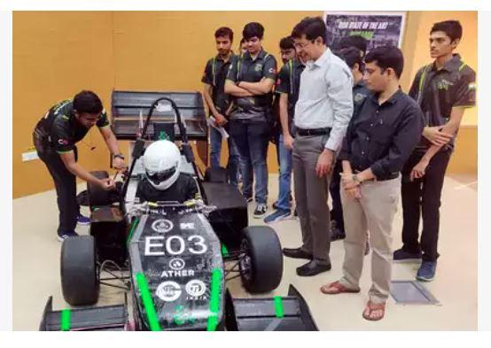 IIT Madras students' team Raftar unveils electric racing car IIT Madras students' team Raftar unveils electric racing car