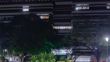New Academic Complex at night