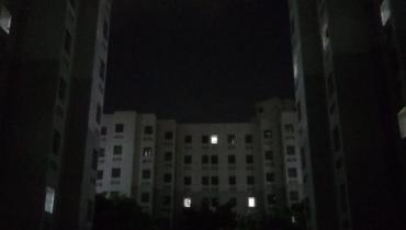 Mahanadhi hostel from back side as viewed at night