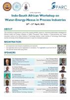 Indo-South African Workshop on Water-Energy-Nexus in Process Industries
