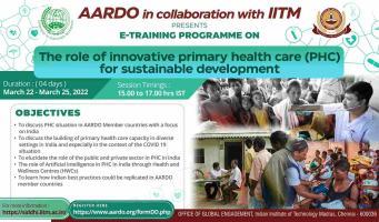 The Role of Innovative Primary Health Care for Sustainable Development