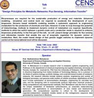 Design Principles for Metabolic Networks: Flux Sensing, Information Transfer