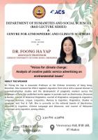 Voices for climate change: Analysis of creative public service advertising on…