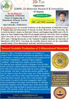 Toward Scalable Production of 2-Dimensional Materials