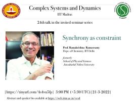 Synchrony as constraint